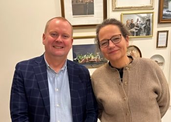 Christian Borrisholt Steen og Johanne Poulstrup fra Venstre. Foto: Privat.