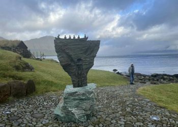 Marmennilin i Elduvík. Foto: Hanne Skipper.