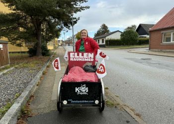 Ellen Raunsmed onsdag formiddag i Bindslev. Foto: Niels Skipper.