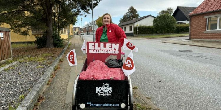 Ellen Raunsmed onsdag formiddag i Bindslev. Foto: Niels Skipper.