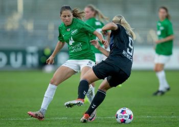 Laura Frank kender den islandske spillestil særdeles godt fra sin til Valur. Foto: Jess Madsen.