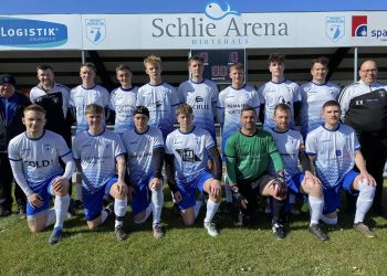 Førsteholdet hos Hirtshals Boldklub. Foto: HB.