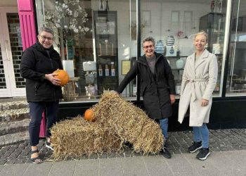 Grete Nielsen fra Ostemanden, Lene Krusen Jensen fra Havkyst og Pernille Ramberg fra Lilleheden Café og Restaurant, som alle er medlemmer af Hirtshals Handdel & Erhverv.