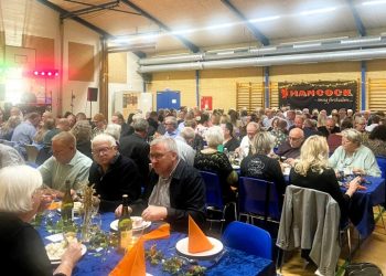 Flot opbakning til høstfesten i Hundelev. Foto: Mia Povlsen.