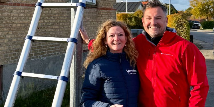 Betina D. Jensen fra Venstre og Thomas Klimek fra Socialdemokratiet. Foto: Privat.