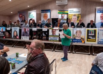 Vælgermøde i Tolne. Foto (arkiv): Niels Helver.