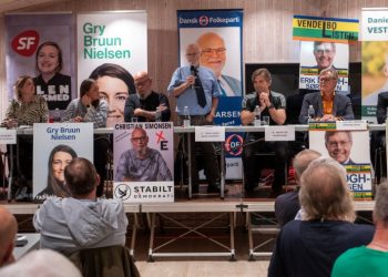 Vælgermøde i Tolne. Foto (arkiv): Niels Helver.