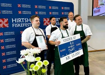 Vinderne fra Restaurant Kronborg i København. Foto: Niels Skipper.