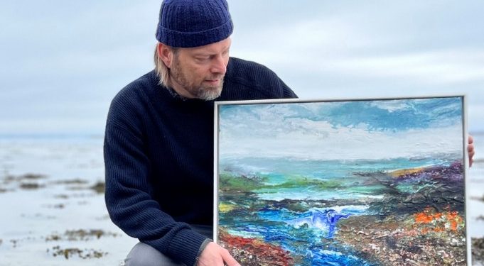 Mød Simon Aaen, billedkunstner og kirkekunstner og kom med ind i kunstnerens værksted tirsdag den 22. oktober kl. 19 hos Kulturcenter Vendsyssel i Sæsing. Pressefoto