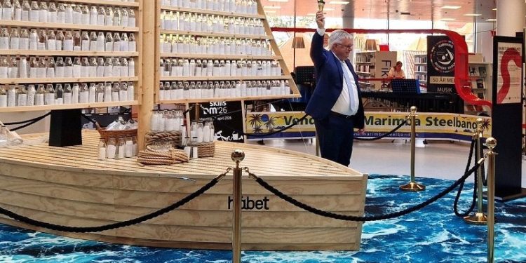 Borgmester Søren Smalbro fra Venstre ved dåben af Håbet.