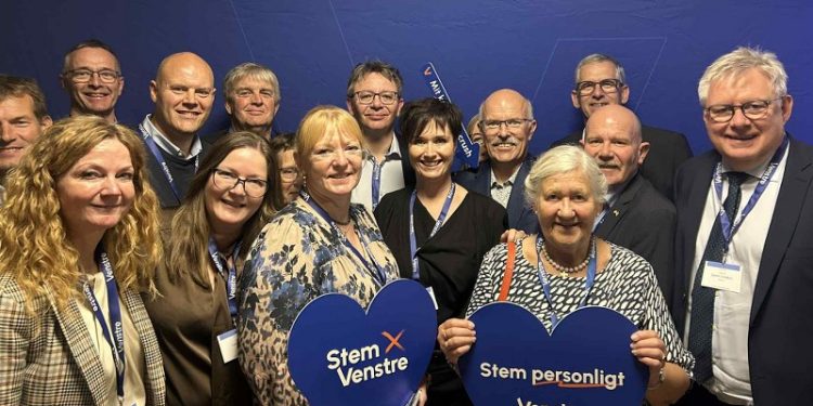 Venstres delegerede fra Hjørring Kommune til Landsmøde i Odense. Foto: Privat.