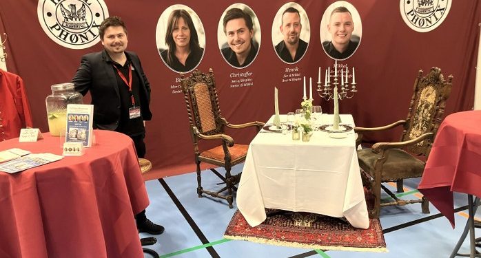 Hele hotel-familien Messmann dukker op på Hjørring Messen 2025. Her er det Christoffer på messen i 2024. Arkivfoto: Palle W. Nielsen