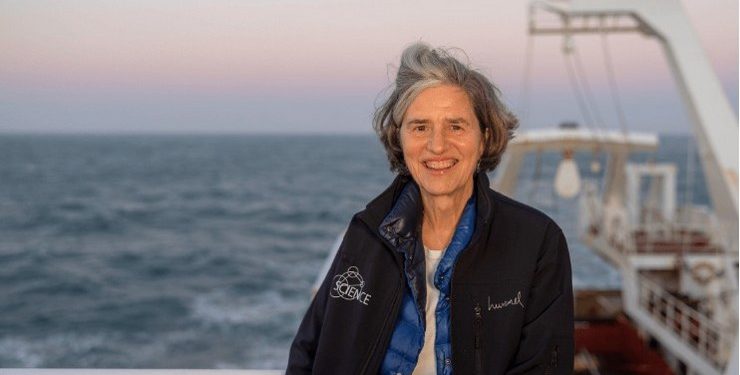 Professor Katherine Richardson modtog i begyndelsen af 2025 AWS Planet Earth Award for sine bidrag og sit engagement i internationalt videnskabspolitisk arbejde. Foto: Research Centre on Ocean, Climate and Society (ROCS)