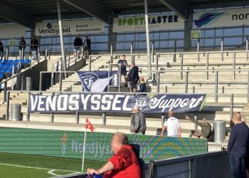 Støtte på lægterne på Nord Energi Arena i Hjørring betyder meget for spillerne på banen. Arkivfoto: Palle W. Nielsen