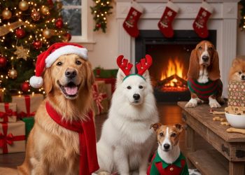 Fotograf Monica Højer og Helsehunden i Sindal inviterer til Julefotografering. PR-foto.