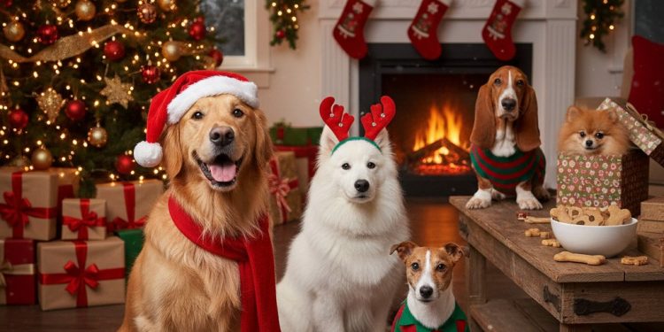 Fotograf Monica Højer og Helsehunden i Sindal inviterer til Julefotografering. PR-foto.