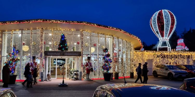 Magisk Jul 2025 i Skulpturparken. Foto: Jesper Kjærgaard