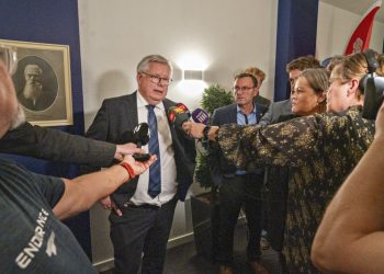 Søren Smalbro fra Venstre fortsætter som  borgmester i Hjørring Kommune. Foto: Hans Ravn.