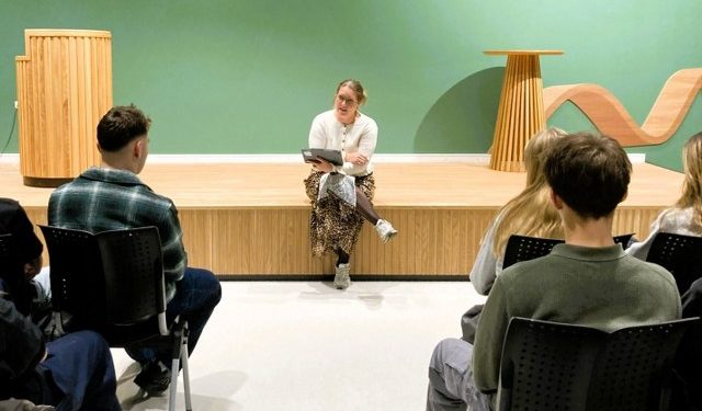 Lokalpolitiker og udvalgsformand Gry Bruun Nielsen deltog i arrangementet på Hjørring Bibliotek.