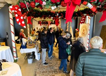 Julemarkedet er altid et besøg værd på Børglum Kloster. Foto: Niels Skipper.