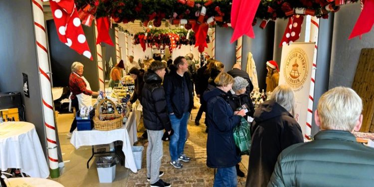 Julemarkedet er altid et besøg værd på Børglum Kloster. Foto: Niels Skipper.