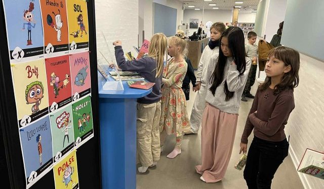 Valghandlinger er i gang på Hirtshals Bibliotek. Foto: Hanne Skipper.
