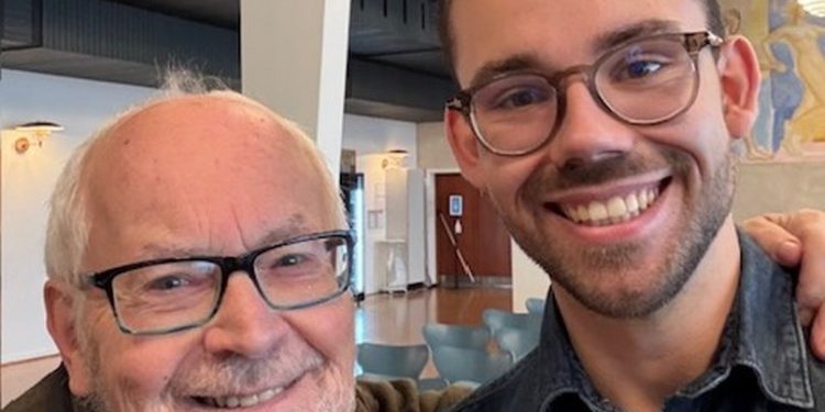 Karl H. Bornhøft fra SF og Mathias Holger Nielsen fra Det Konservative Folkeparti. Foto: Privat.