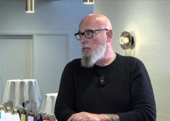 Christian Simonsen fra Stabilt Demokrati. Foto: Screenshot.