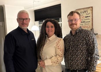 Dan, Anne og Thomas. Foto: Privat.