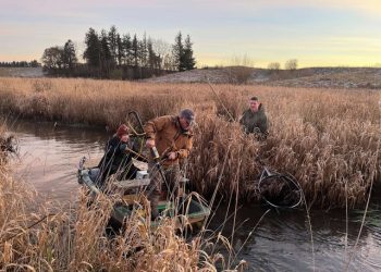 Smuk lørdag morgen ved Liver Å. Foto: Liver Å Lystfiskerforening. 