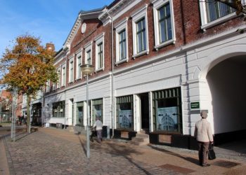 Forsamlingsbygningen på Østergade i Hjørring. Foto: Arkiv.