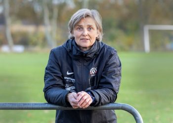 Cheftræner Lene Terp hos Fortuna. Foto: Bente Poder.