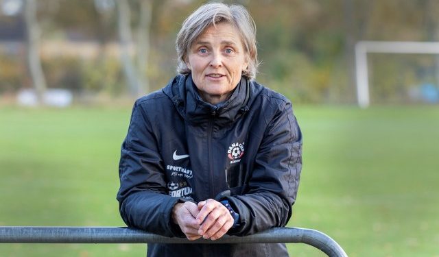 Cheftræner Lene Terp hos Fortuna. Foto: Bente Poder.