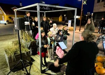 Trivselskoret snag flere steder i Nørregade. Foto: Niels Skipper.