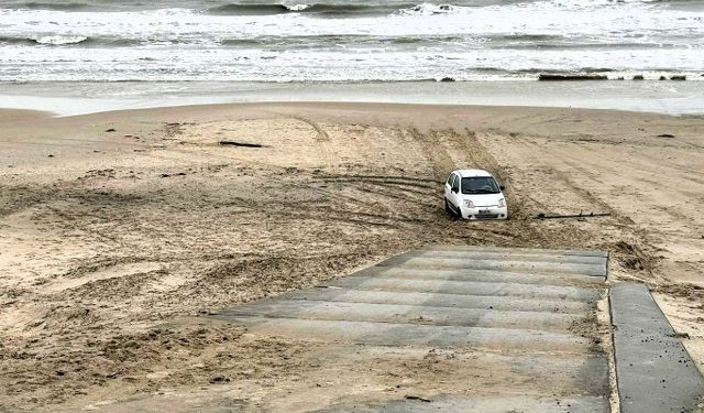 Det var noget sværere at komme op ad eller bare hen til rampen, end det var at komme nedad. Foto: Privat.