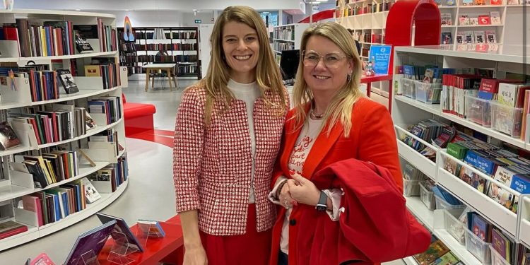 Ane Halsboe-Jørgensen og Mai-Britt Beith. Foto: Privat.