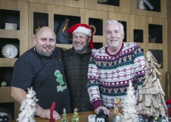 Uffe, Allan og Niels. Foto: Rene Stoklund.