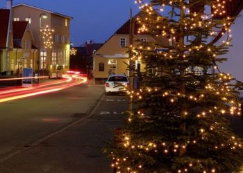 Julen er nået til Lønstrup. Privatfoto