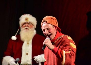 Julemanden og Pyrus. Foto: Presse-fotos.dk.