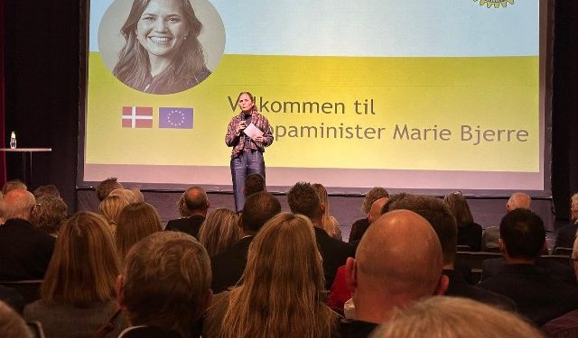 Marie Bjerre fra Venstre på Vendelbohus. Foto: Rotary.