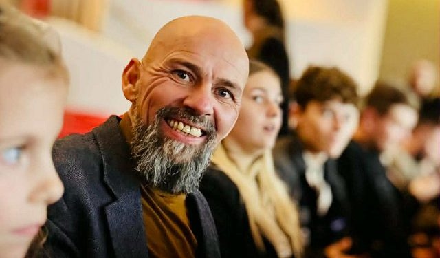 Anders Münster var forståeligt nok en glad mand, da han modtog hæderen som Børsen Gazelle 2025. Foto: Privat.