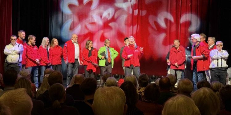 Socialdemokratiet rundede den musikalske valgaften af på Vendelbohus. Foto: Niels Skipper.
