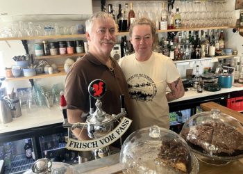 Mette og Anker har et spændende sted - Café Oldschool i Lønstrup. Foto: Palle W. Nielsen