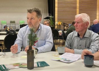 Konservative Søren Houmann og en gæst. Privatfoto