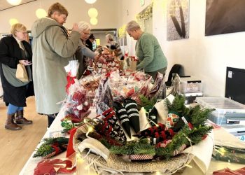 Tversted Bjærgelaug holdt årets julemarked på Klitgården. Foto: Palle W. Nielsen