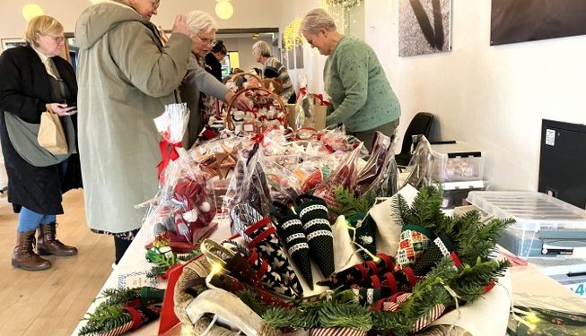 Tversted Bjærgelaug holdt årets julemarked på Klitgården. Foto: Palle W. Nielsen