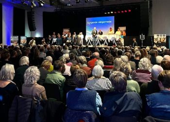 Vælgermøde i Frysehuset. Foto: Privat.