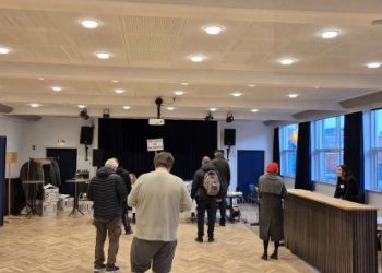 Stemmeafgivning på Vendelbohus. Foto: Presse-fotos.dk.