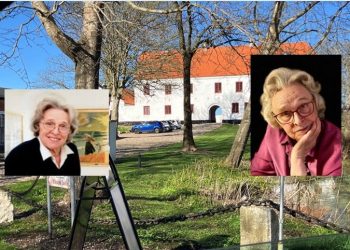 Kirsten Petersen (indsat) var en drivende kraft bag Odden Herregaard, Willumsen-samlingen og familien. Fotocollage: Palle W. Nielsen