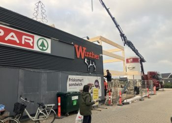 Stort set alt renoveres og moderniseres hos Spar Hirtshals og Slagter Winther. Foto: Palle W. Nielsen